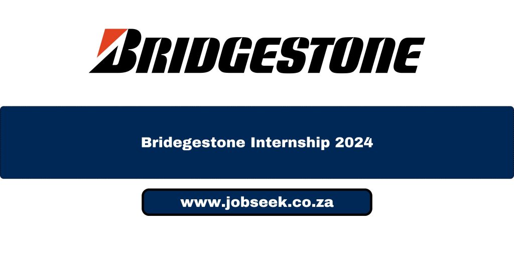 An advertisement for Bridgestone Internship 2024 job opportunity